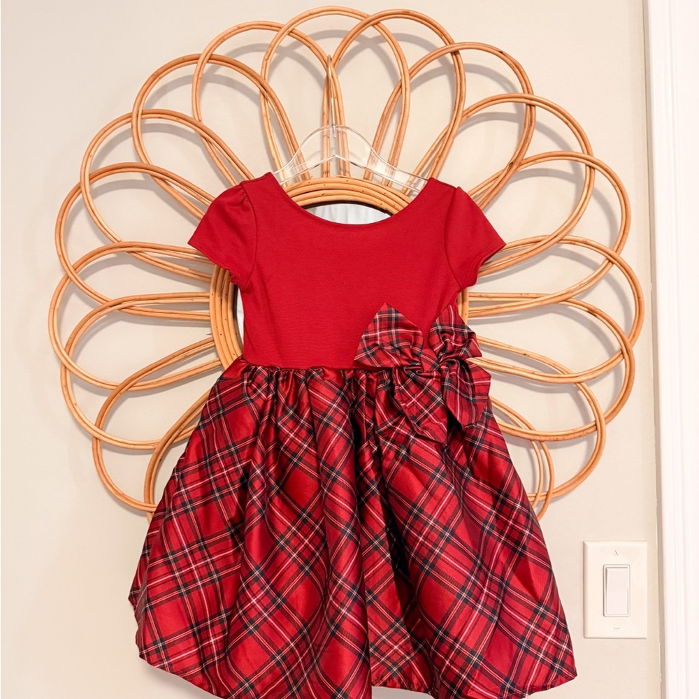 H&M Red Plaid Kids Dress